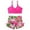 Hot Pink, variant on Girls Swimsuit Girls Swimwear Bathing Suits for Girls 2 Piece Swimsuit Adjustable Straps Padded Swimwear Tankini,Girls Swimsuit,8-9 Years