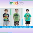 thumbnail image 3 of Nickelodeon Teenage Mutant Ninja Turtles Donatello Raphael Leonardo T-Shirt and Mesh Shorts Outfit Set Toddler to Big Kid, 3 of 5