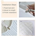 thumbnail image 3 of -8Pcs (30cm to 120cm) Adjustable Fitted Sheet Bed Sheet Tensioner, Adjustable Tensioners, Suitable for All Beds and Mattresses,WhiteAM, 3 of 4