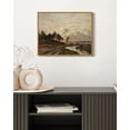 thumbnail image 4 of Drsoum Vintage Lakeside Forest Landscape Wall Art 11x14in Natural Framed Rustic Retro Nature Scenery Prints Farmhouse Classic Decorations for Home Office Bedroom, 4 of 6