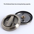 thumbnail image 4 of EastVita Round Recessed Door Lock, 304 Stainless Steel Keyless Pocket Door Lock, Hidden Recessed Cup Install Door Handles, Corridor Sliding Door Lock for Privacy Pocket Door, 4 of 8