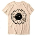 thumbnail image 2 of Meichang T-Shirt pour Femmes Joyeuse Saint-Valentin T-Shirts Amusants Graphiques Manches Courtes Col Rond Coupe Ample Tops de Vacances 2025 Soldes, 2 of 3