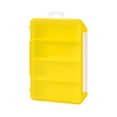 thumbnail image 3 of Yimiti Four Grids Tackle Lure Box Plastic Storage Organizer Box With Removable Dividers,T Type Yellow, 3 of 9
