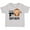 AC-Heather Grey, variant on Monkey Its My 3rd Birthday Boys or Girls Toddler T-Shirt