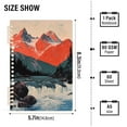 thumbnail image 2 of FORMRS 1-Subject Spiral Notebook 8" x 5" College Ruled 60 Refillable Sheet A5 Hard Cover, Mountains at Dawn, 2 of 7