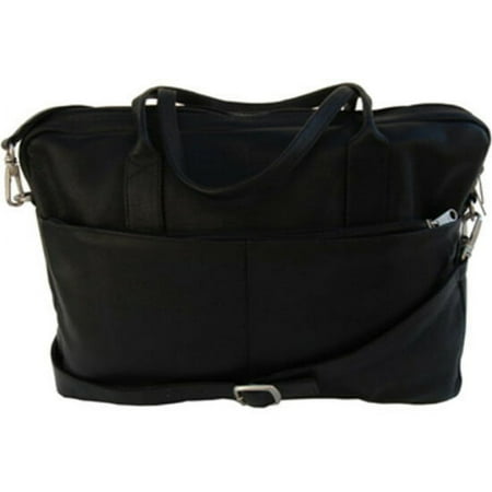 Piel Leather Top-Zip Portfolio