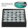 thumbnail image 4 of 50pcs Pool Tips LP American Snooker Leather Head Billiard Cock Leather Head Replacement Accessory 10mm, 4 of 6