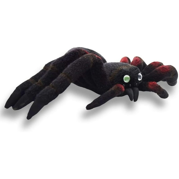 Realistic Mexican Fireleg Tarantula Stuffed Animal Plush Toy, Lifelike Spider Plushies, Simulation Animal Doll