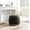 Olive Green + Primary Living Space + Modern + Foam + Plywood, variant on Fully Assembled Round Soft Teddy Fabric Upholstered Ottoman, Footstool with Soft Padded Seat, Fully Assembled Modern Sofa Couch Footrest, Extra Seating for Bedroom Entryway, White