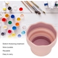 thumbnail image 5 of 2 Pcs Portable Collapsible Paint Brush Cleaner, Portable Silicone Wash Bucket Cleaning Brush Rack Agent Painting Mug Can be Used for Art, Outdoor, Beach and More!, 5 of 9