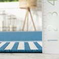 thumbnail image 3 of nuLOOM Asha Simple Border Indoor/Outdoor Area Rug, 8' x 10', Teal, 3 of 9