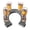 Clear, variant on Final Touch Horseshoe Boot Shot Glass Set – 4X 1oz Cowboy Boot Glasses with Horseshoe-Shaped Serving Tray – Western Design, Non-Slip Feet – Ideal for Whiskey, Tequila, Bourbon Shots (GG5027)