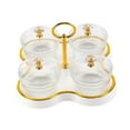 thumbnail image 3 of Divided Dried Fruit Plate Dried Fruit Tray Food Grade Storage PET Material for Kitchen Wedding Dining Room Party, 3 of 9