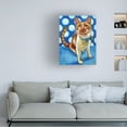 thumbnail image 3 of Robert Phelps Art 'Polka Dot Kitty with Bowtie' Canvas Art, 3 of 3