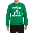 thumbnail image 2 of Wild Bobby,Like Father Like Sons Boy Dad Daddys Boy Gift, Father's Day, Unisex Crewneck Graphic Sweatshirt, Kelly, X-Large, 2 of 3