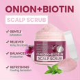 thumbnail image 2 of Scalp Scrub, Onion Scalp Exfoliator Shampoo, 2-in-1 Scalp Treatment with Biotin, Hair Treatment to Clarify and Remove Build Up, 250ML, 2 of 5