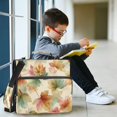 thumbnail image 6 of Water-Resistant 3-Ring Binder Organizer with Multiple Pockets Zipper Binder Bag for Office Watercolor Maple Leaves Pattern, 6 of 8