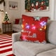 thumbnail image 1 of Christmas LED Pillows Holiday Gifts LED Pillows That Can Flash Or Stay On Two Mode Switching Printed Sofa Pillows Cushions Pillowcases, 1 of 6