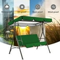 thumbnail image 3 of Outdoor Swing Canopy Replacement Top Cover Universal Yard Swing Cover 3 Seater, 3 of 10