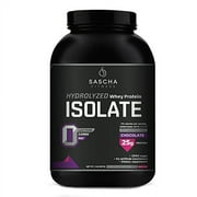 Sascha Fitness Hydrolyzed Whey Protein Isolate (2 Pounds, Chocolate)