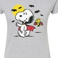 thumbnail image 3 of Peanuts - Vampire Snoopy Woodstock - Juniors Fitted Graphic T-Shirt, 3 of 6