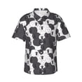 thumbnail image 1 of Fotbe Black And White Sheeps Camisa Hawaiana para Hombre Unisex – Camisa Casual de Verano con Botones de Manga Corta de Algodón y Lino,XX-Large, 1 of 7
