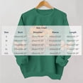 thumbnail image 4 of DeeHomeMo Pumpkin Harvest Cart Print Women Pullover Sweatshirt Wide Round Neck Long Sleeve Regular Fit Bow Applique On Sleeves For Fall Daily Casual Outing Army Green,L, 4 of 6