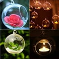 thumbnail image 1 of Awdenio Crystal Glass Hanging Candle Holder Candlestick Home Wedding Party Dinner Decor, 1 of 7