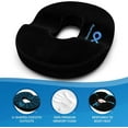thumbnail image 7 of Everlasting Comfort Donut Pillow 2-in-1 Ergonomic Memory Foam Seat Cushion & Hemorrhoid Pillow, 7 of 7
