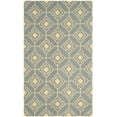 thumbnail image 2 of SAFAVIEH Four Seasons Delbert Trellis Polyester Area Rug, Grey/Gold, 5' x 8', 2 of 6