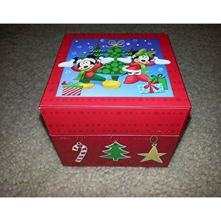 - Disney Minnie Mickey Mouse Wind Up Music Box JINGLE BELLS Christmas Decor