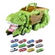thumbnail image 5 of Juguete de Dinosaurio que Come Coches Cuticat Juego de Vehículos Verde, 5 of 8