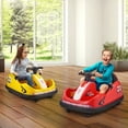 thumbnail image 2 of VOLTZ TOYS 12V Kids Bumper Car, Indoor & Outdoor 2 Modes, 360°Rotation Electric Ride On Car Dual Motors w/ Parent Remote Control and Customized Stickers(White), 2 of 10