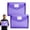 Purple, variant on 2-Pack A4 Document Folders, White, 2 Count, 37x28cm Envelope Folder with Button Closure, File Storage Organizer for Office Home Paper Organization