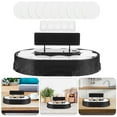 thumbnail image 1 of HIAKDOFT Automatic Rotating Sushi Display Stand 30x22cm Plastic Round For Desserts Home Party Bakery Shop 1Pack, 1 of 8