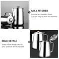 thumbnail image 6 of MRLESS 600ML Stainless Steel Frothing Pitcher with Lid - Coffee Creamer Jug for Espresso and Latte Art, 6 of 7