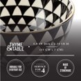 thumbnail image 5 of Thyme & Table Dinnerware Black & White Medallion Stoneware Round Bowls, 4 Pack, 5 of 6