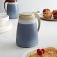 thumbnail image 2 of Traex 4748-18 Polyethylene 48 Ounce Syrup Server with Almond Lid, 2 of 3
