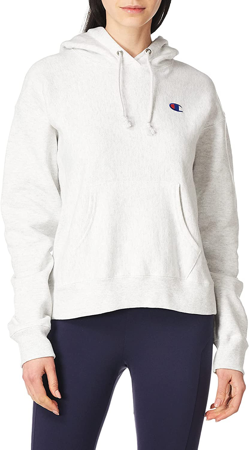 Relaxed Reverse Weave Hoodie, Left Chest C X-Small Gfs Silver Grey-y06145 - Walmart.com