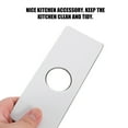 thumbnail image 4 of Mobutofu Countertop Hole Cover Decorative Plate Stainless Steel Rectangular 1 Set for Kitchen Renovation, 4 of 7