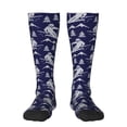 thumbnail image 1 of Fotbe Abstract Skiing Calcetas Divertidas Estampadas para Hombre y Mujer, Calcetas de Algodón hasta la Rodilla para Caminar, Correr, Enfermería y Embarazo, 1 of 6