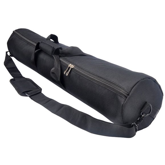 Sac Trépied, Sac de Transport Trépied Éponge Poignée de Coussin Noir Amovible Bandoulière Tissu Oxford Double Fermeture Éclair pour Trépied Caméras pour Trépied Lumières