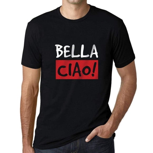 Men's Graphic T-Shirt Bella Ciao Eco-Friendly Limited Edition Short Sleeve Tee-Shirt Vintage Birthday Gift Novelty