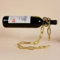 thumbnail image 3 of 1pc Magic Hanging Chain Rack A Bottle of Display Stand Kitchen Dining Room Cellar Bar Decoration Home Decoration GD, 3 of 6