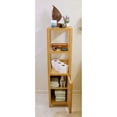 thumbnail image 5 of Eccostyle Solid Bamboo Spa or Bath Storage Tower Cabinet - Natural, 5 of 6