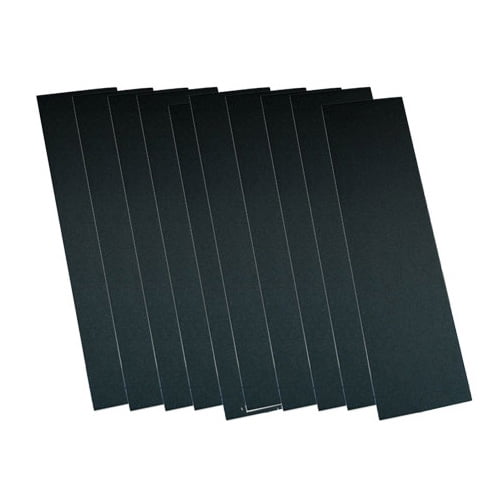 10 SHeetS OF BLACK CHEAP GRIP TAPE for your SKATEBOARD by