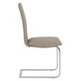 thumbnail image 3 of Eurostyle Cinzia Dining Chairs, White/Chrome, Set Of 2 Chairs, 3 of 8