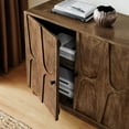 thumbnail image 4 of Veda 72" Mango Wood Sideboard Cabinet in Walnut, 4 of 9