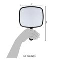thumbnail image 3 of Large Hand Mirror with Distortion-Free Reflection, Lightweight Travel Mirror with Black Frame - 9x12 Inches, 3 of 5