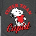 thumbnail image 3 of Peanuts -  Valentine's Cuter Than Cupid  - Toddler And Youth Short Sleeve Graphic T-Shirt, 3 of 6
